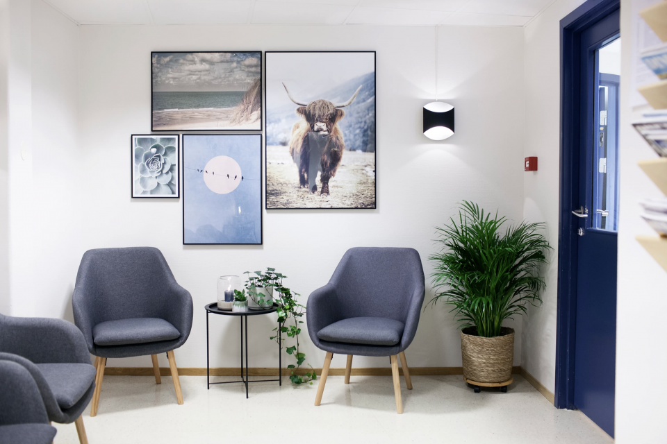 Vårt venterom i Sentrum av Larvik